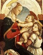 Sandro Botticelli Madonna and Child with an Angel Germany oil painting artist
